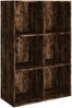 vidaXL Bücherregal/Sideboard Räuchereiche 66x30x98 cm Holzwerkstoff 815294 Bild 2