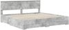 vidaXL Bettrahmen mit Schubladen Betongrau 200 x 200 cm Holzwerkstoff 3410857 Bild 4