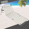 DETEX® 2er Set Strandmatte mit Rückenlehne Gepolstert Beige Bild 4