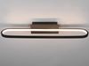 LED Badezimmer Wandleuchte GIANNI in Schwarz - Spiegelleuchte, Breite 60cm Bild 5