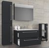 VCM Badmöbel Waschtisch Badinos 914173 Schwarz H. 152 x B. 146 x T. 46 cm Bild 2