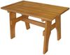 TPFGarden Garten-Essgruppe Drieburg, (3-tlg, 2x Bank 120cm & 1x Tisch 72x120 cm Kiefernholz massiv), 3-Teilige Outdoor Garten Garnitur - Hochwertige Verarbeitung Bild 3