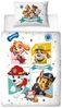 MTOnlinehandel Kinderbettwäsche Paw Patrol 100x135 + 40x60 cm, 100 % Baumwolle, Flanell / Biber, 2 teilig, Paw Patrol Bettwäsche für Kinder & Baby Bild 2