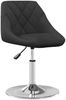 vidaXL Esszimmerstühle 4 Stk. Drehbar Schwarz Samt [3088755] Bild 2