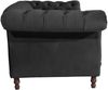 Chesterfield Sofa 3-Sitzer Kaylin Samtvelours schwarz Bild 3