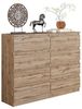 Furnica Kommode 8 Schubladen, Sideboard, Schubladenschrank Breite 120cm Höhe 92cm Bild 4