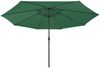 vidaXL Sonnenschirm mit LED-Beleuchtung 400 cm Grün 312531 Bild 3