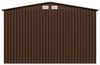vidaXL Geräteschuppen Braun 257x205x178 cm Stahl 47031 Bild 5