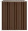 vidaXL Geräteschuppen Braun 257x205x178 cm Stahl 47031 Bild 4