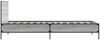 vidaXL Bettgestell Grau Sonoma 90x200 cm Holzwerkstoff und Metall 845520 Bild 5