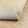 vidaXL Teppich Shaggy Hochflor Modern Golden 60x110 cm 375338 Bild 5