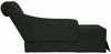 vidaXL Chaiselongue mit Nackenrolle und Rechter Armlehne Schwarz Samt 4009787 Bild 5