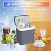 Woltu Thermobehälter, Kühlbox mini Kühlschrank 19L für Auto, Wohnmobil Grau Bild 3