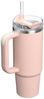 Kityhome Thermobecher Thermobecher 850ml Peach, Griff/Stroh, FlowState, 3-tlg, Edelstahl, 2-teilig, isolierend, 850ml Bild 4
