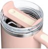 Kityhome Thermobecher Thermobecher 850ml Peach, Griff/Stroh, FlowState, 3-tlg, Edelstahl, 2-teilig, isolierend, 850ml Bild 2