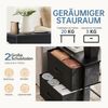 Refined Living Kommode Schubkastenkommode mit 2/4/5 /7/8/9 Schubladen stabilem Stahlrahmen (Nachttisch 2st - Schrank 2 Stoffschubladen mit Griffen Metallgestell, Vertikaler Stauraum Organizer Einheit 50cm Hoch Max Belastbarkeit 20kg), Kleine Schlafsäle... Bild 2