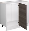 Eckunterschrank R-Line Edelgrau 86 cm ohne Arbeitsplatte Vicco Bild 4