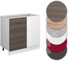 Eckunterschrank R-Line Edelgrau 86 cm ohne Arbeitsplatte Vicco Bild 5