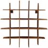 Wandregal Kali 100x100x25 aus indischem Sheesham-Massivholz Bild 4