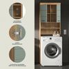 INOSIGN Waschmaschinenumbauschrank Siena, Breite 63cm, für Waschmaschine & Trockner, 2 Türen, MDF-Front in verschiedenen Farben, Überbauschrank, Umbauschrank, Badschrank Bild 3