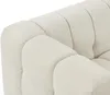 Vente-unique - LERICI Sofa Stoff Weiß - B 89 cm x H 72 cm x L 213 cm Bild 4