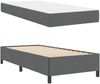 vidaXL Boxspringbett Dunkelgrau 90 x 200 cm Stoff 3398830 Bild 5