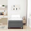 vidaXL Boxspringbett Dunkelgrau 90 x 200 cm Stoff 3398830 Bild 3