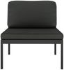 vidaXL Gartensofa 3-Sitzer mit Kissen Aluminium Anthrazit 3107783 Bild 4
