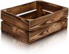 CHICCIE Holzkiste Regale Dunkel Geflammt 38x28x15cm - Kiste Box (1 St) Bild 2