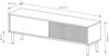 AX LIVING Lowboard Braun Trentinis TV Tisch 153,5cm modern geriffeltes Bild 4