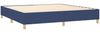 vidaXL Boxspringbett mit Matratze Stoff Blau 200x200 cm, Härtegrad: H2 [3137187] Bild 4