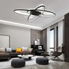 ZMH LED Deckenleuchte Dimmbar Deckenlampe: Schwarz Wohnzimmerlampe 75W mit Fernbedienung Innen Modern Schlafzimmerlampe Deckenbeleuchtung für Wohnzimmer Schlafzimmer Küche esszimmer und Büro Bild 3