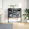 vidaXL Sideboard Anthrazit 100,5x39x107 cm Kaltgewalzter Stahl 853424 Bild 4
