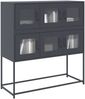 vidaXL Sideboard Anthrazit 100,5x39x107 cm Kaltgewalzter Stahl 853424 Bild 1