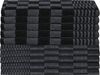 vidaXL 20-tlg. Handtuch-Set Schwarz und Grau Baumwolle 136286 Bild 4