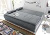 Schlafsofa >LUIGI LUX 3DL< Liegefläche 160x200cm, Bezug anthrazit - 211x93x103 (BxHxT) Bild 2