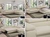 Mks Möbel 'Pedro L-Form' Ecksofa mit Schlaffunktion, verstellbaren Kopfstützen & Bettkasten, Beige, Boucle, rechts Bild 2