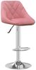 vidaXL Barhocker 2 Stk. Rosa Samt [335310] Bild 3