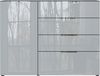 Sideboard Owingen / Oakland, Glas, Holzwerkstoff, Silber, Grau, Schwarz, 134 x 102 x 42 cm Bild 3