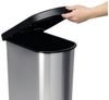 ROTHO Mülleimer Paso Mülleimer 50l mit Deckel, Kunststoff (PP), hergestellt in der Schweiz Bild 2