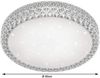Dimmbare LED Deckenlampe PEGASUS mit Fernbedienung & Kristall, Ø 60cm Bild 3