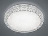 Dimmbare LED Deckenlampe PEGASUS mit Fernbedienung & Kristall, Ø 60cm Bild 4