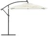 vidaXL Sonnenschirm mit Stahlmast Weiß 269x269x235 cm 4005081 Bild 4