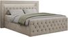 Boxspringbett, Stauraumbett mit Bettkasten, LED - GOLD-9 - 140x200cm - Beige Stoff - H3 Bild 3