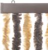 vidaXL Fliegenvorhang Dunkelbraun und Beige 90x200 cm Chenille 377355 Bild 4