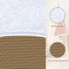 Hochflor Teppich Rund Wohnzimmer Shaggy Flauschiger Soft Area Rug 100x100 cm Bild 3