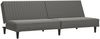 vidaXL Schlafsofa 2-Sitzer Grau Kunstleder 375949 Bild 2