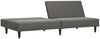 vidaXL Schlafsofa 2-Sitzer Grau Kunstleder 375949 Bild 4