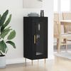 vidaXL Sideboard Schwarz Eichen-Optik 34 x 34,5 x 90 cm Holzwerkstoff 881590 Bild 4