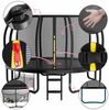 Zelsius Gartentrampolin Zelsius Trampolin Schwarz Ø 366 cm für den Outdoor-Bereich, Trampolin Bild 4